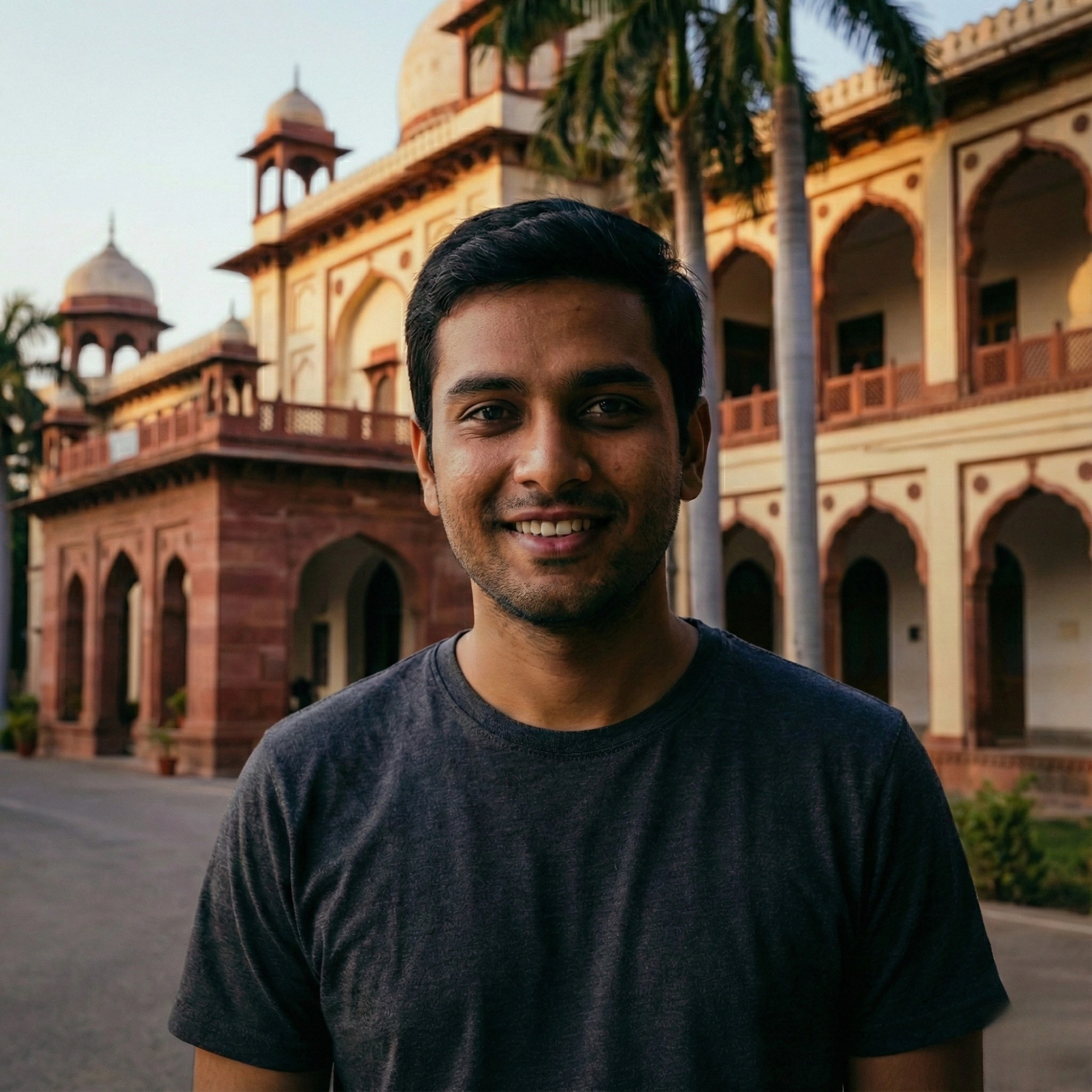 Rajesh K. portrait, Bangalore — Rasvra devotee
