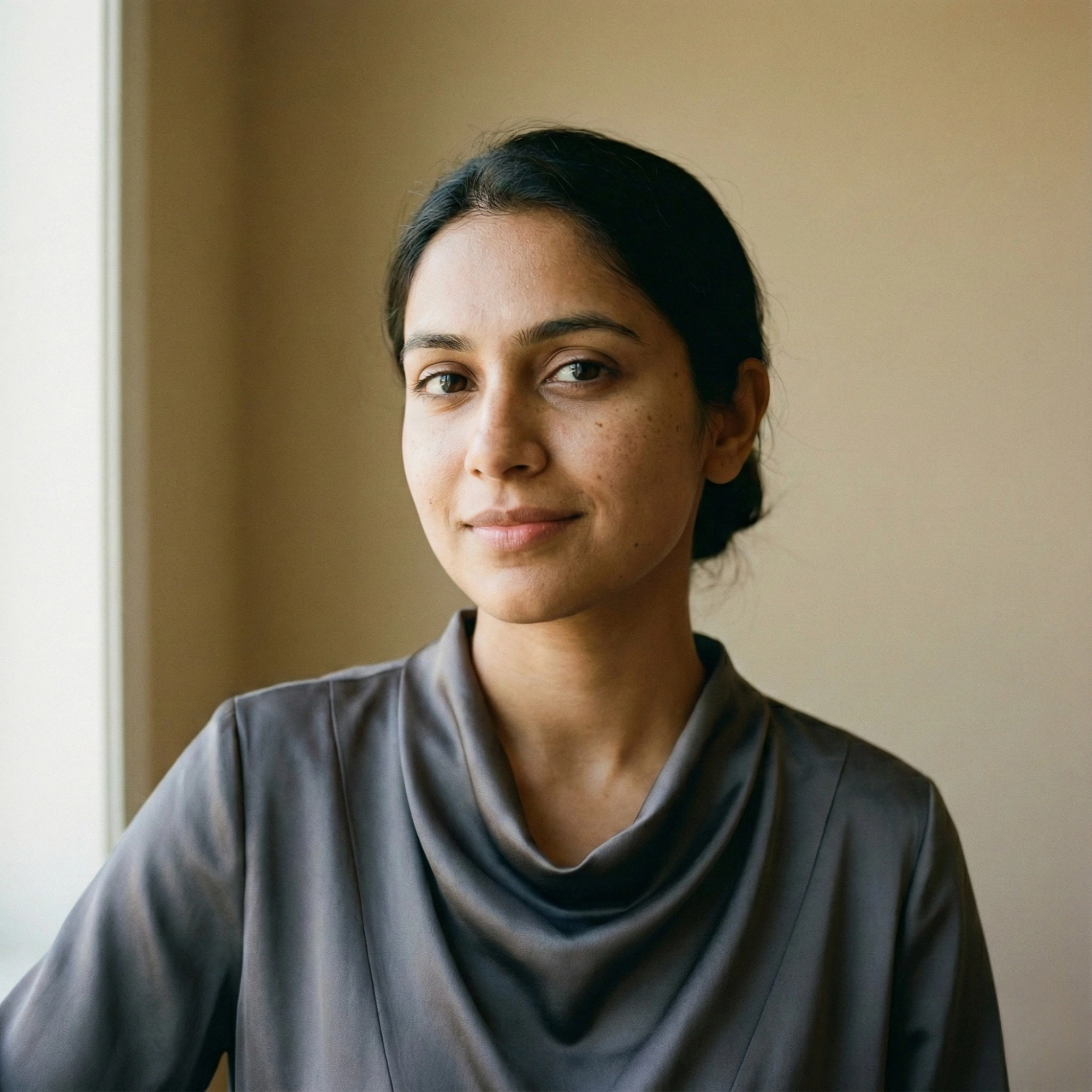 Priya Mehta portrait, Mumbai — Rasvra devotee